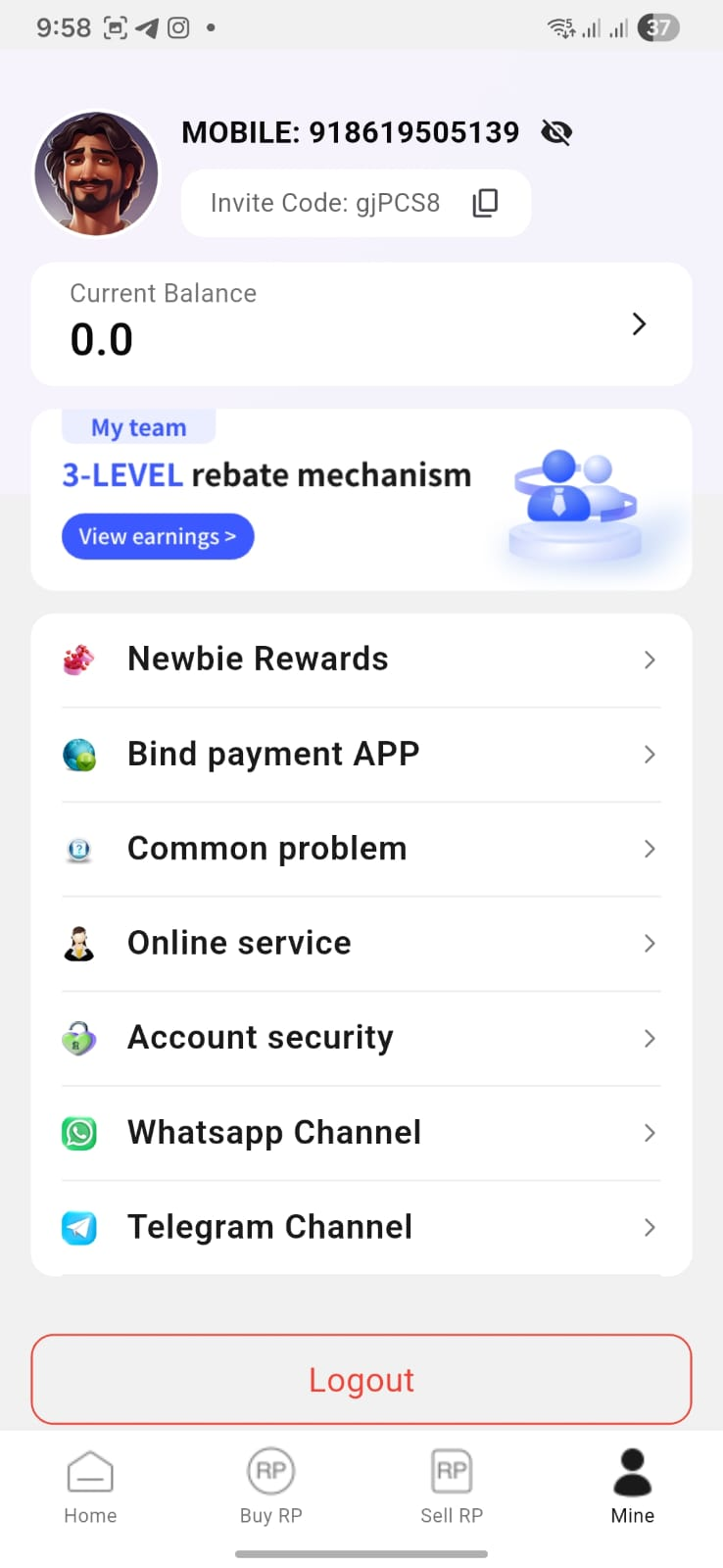 Rush Pay Profile